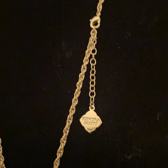 Kendra Scott NWOT Gold with Turquoise Pendant - Picture 3 of 5